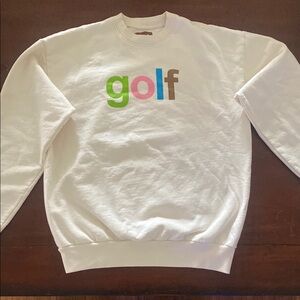 Golf Promo Tyler The Creator Font Crewneck